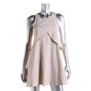 Free People linen open back dress